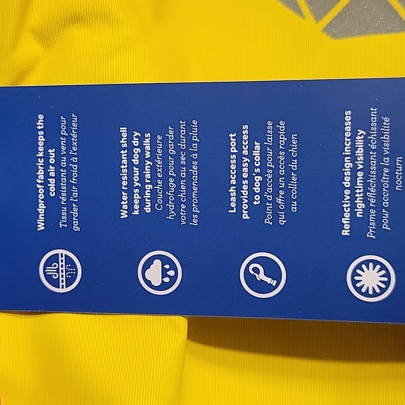 COPY - Rcpets Cascade dog coat yellow 20" - Picture 8 of 12